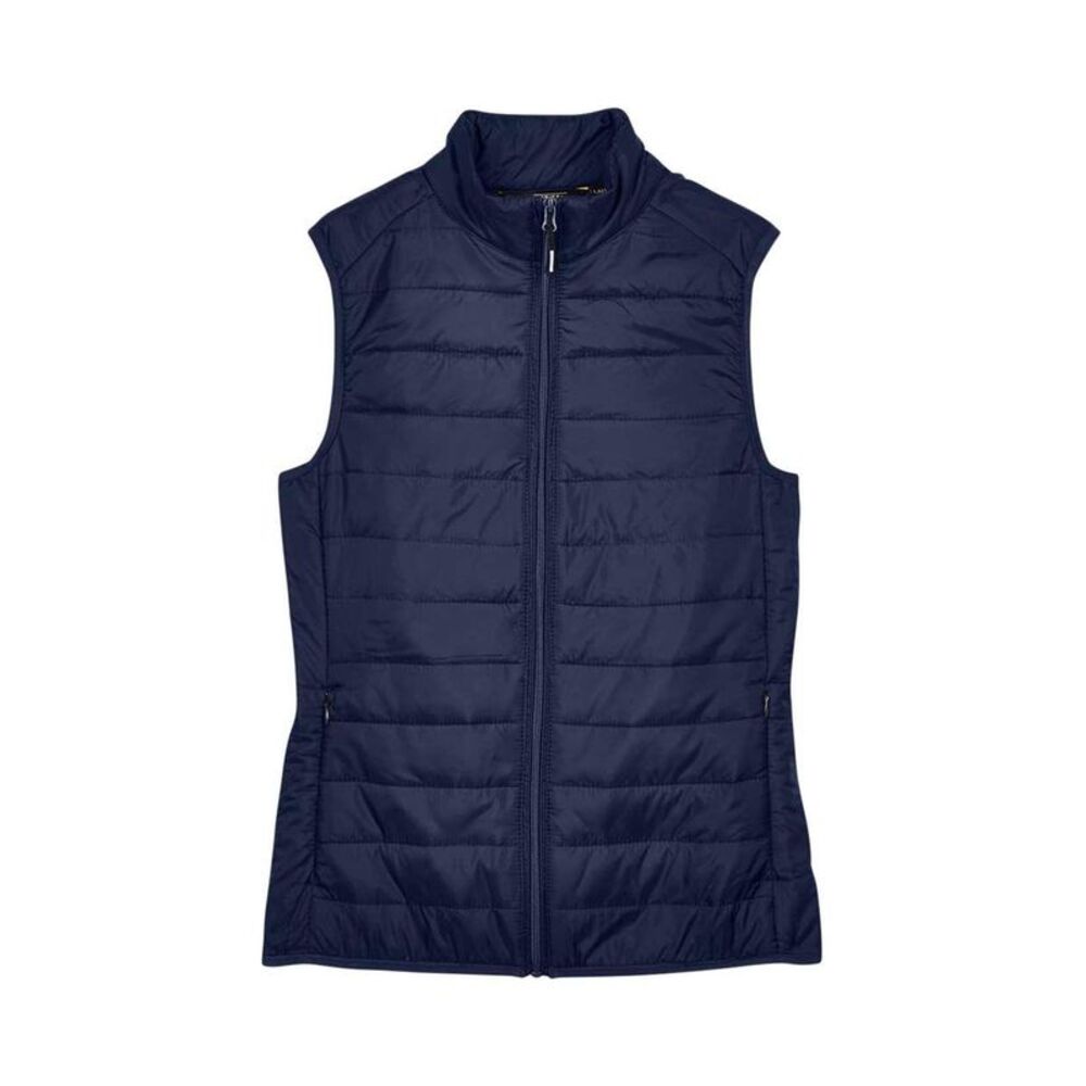 CORE365 Women's Prevail Packable Puffer Vest / Classic Navy